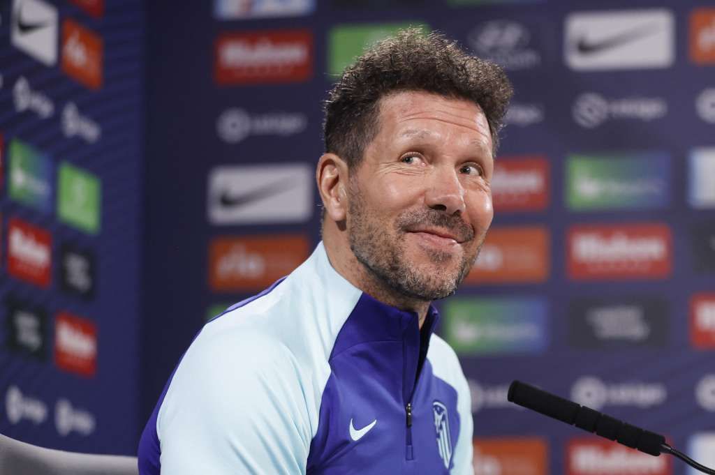 Simeone, entrenador del Atlético de Madrid