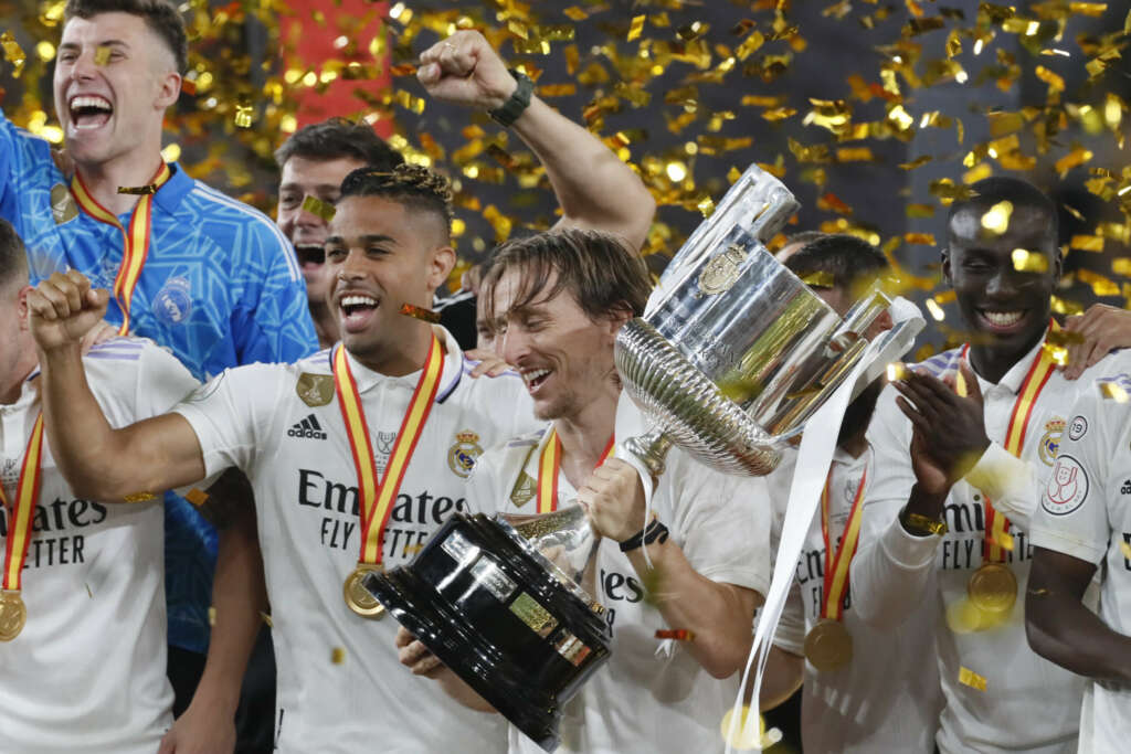 Luka Modric Real Madrid Copa del Rey