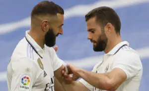 Karim Benzema y Nacho Fernández Real Madrid
