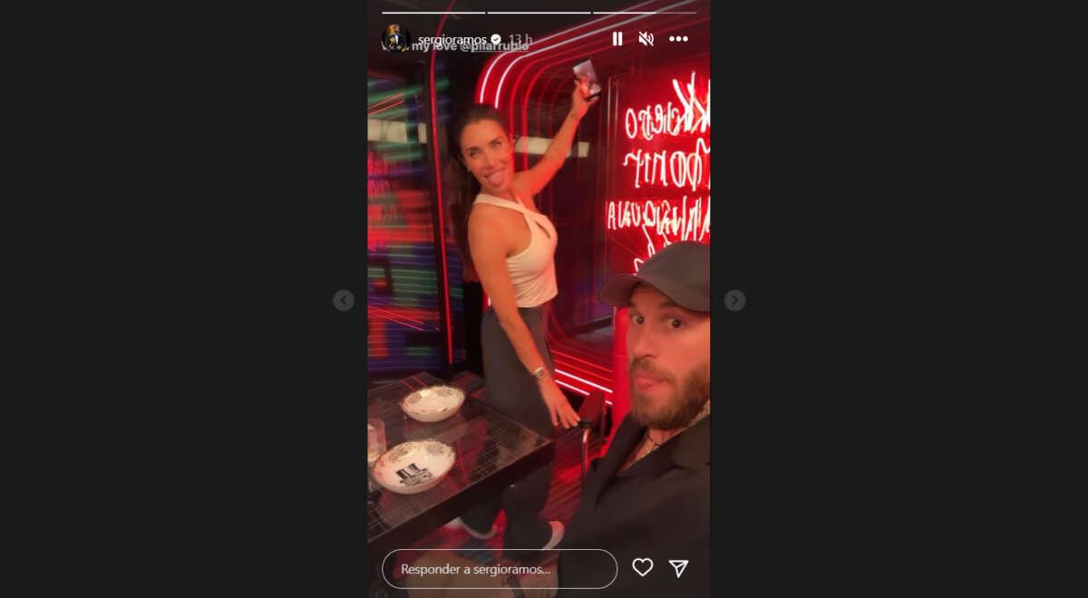 Historia de Instagram de Sergio Ramos