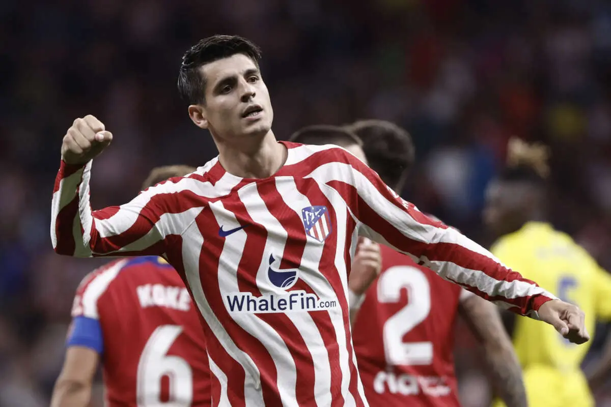 Álvaro Morata, jugador del Atlético de Madrid