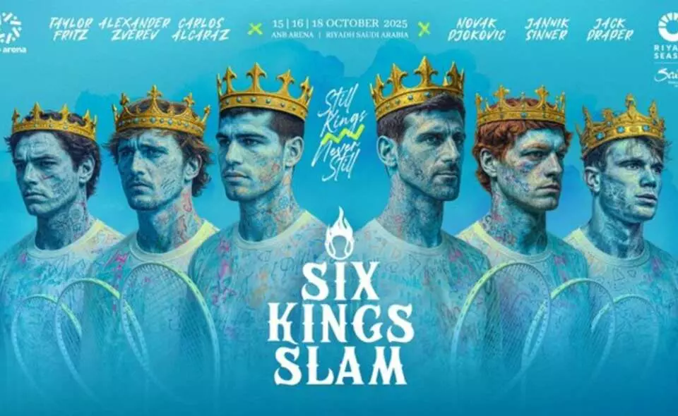 Cartel de la segunda edición de la Six Kings Slam @Turki_alalshikh
