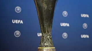 NYON, SWITZERLAND - JULY 21: A view of the UEFA Europa League trophy ahead of the UEFA Europa League 2025/26 Third Qualifying Round Draw at the UEFA Headquarters, the House of the European Football, on July 21, 2025, in Nyon, Switzerland. (Photo by Kristian Skeie - UEFA/UEFA via Getty Images)
