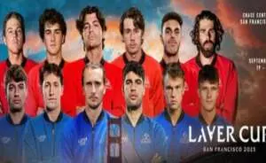 Cartel promocional de la Laver Cup. @LaverCup