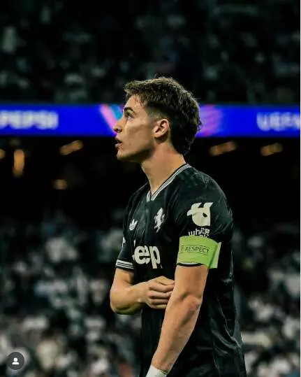 Kenan Yildiz, jugador de la Juventus. Foto: @Juventus.