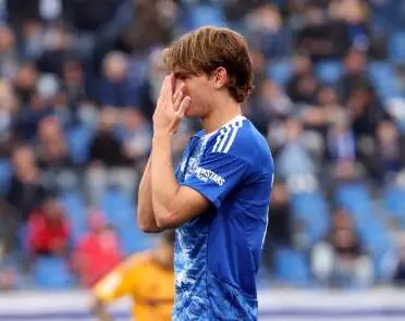 Nico Paz celebra un gol. Foto: @nicopaz1o.